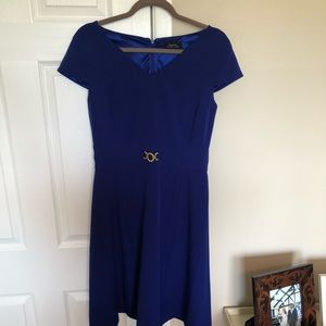 Tahari Royal Blue Dress, Size 8